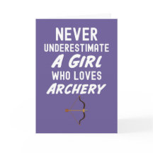 Süße rosa Bogenschießkarten für Baby Mädchen Kinde