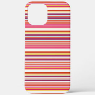 Süße rosa braune Streifen Case-Mate iPhone Hülle