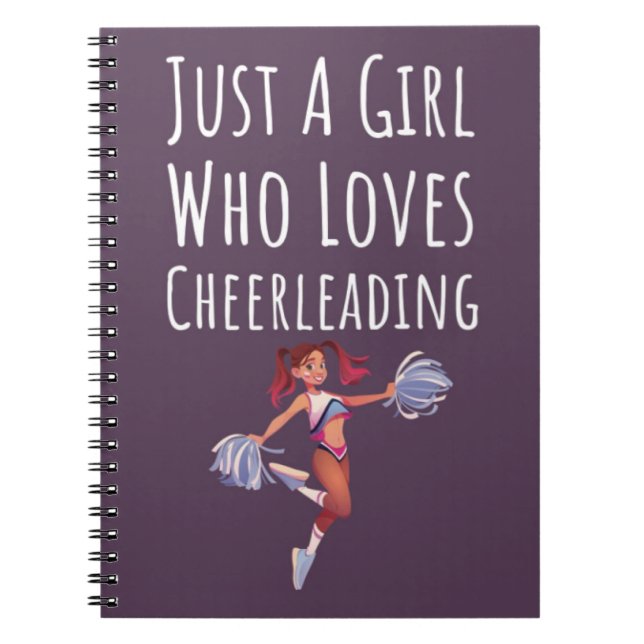 Süße rosa Cheerleader-Geschenke für Baby-Mädchen u Notizblock (Vorderseite)