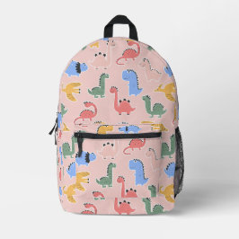 Süße rosa Dinosaurier Mädchen Rucksack