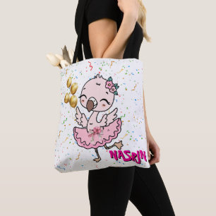 Süße rosa Flamingo-Ballerina