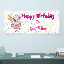 Süße rosa Flamingo-Ballerina  