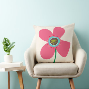 Süße Rosa Gänseblümchen Pop Süße Sommerblumen Must Kissen