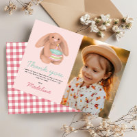 Süße rosa Häschen-Foto-Kinder-Geburtstag 
