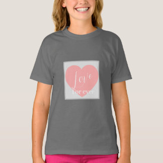 Süße rosa Herz.liebe.romantische Schürze T-Shirt