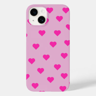 Süße rosa Herzen Muster Handyhülle Case-Mate iPhone 14 Hülle