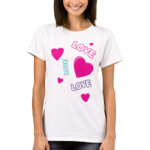 Süße rosa Herzen und Liebe - romantisches Design