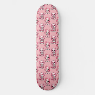 Süße rosa Hunde Skateboard