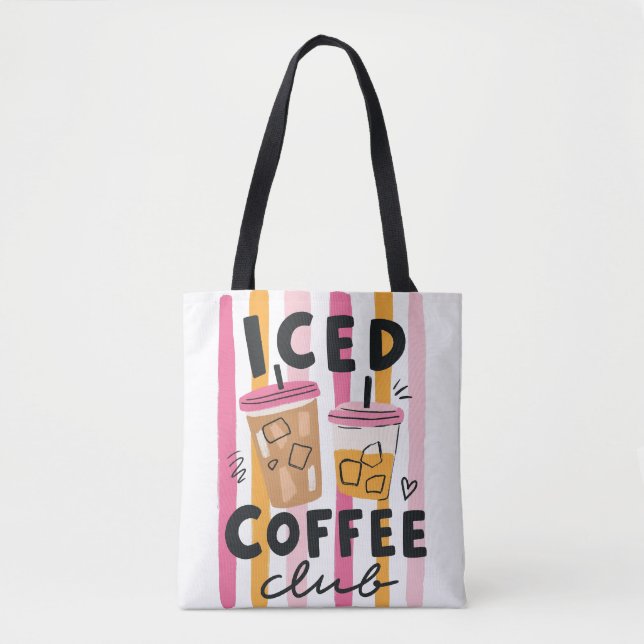 Süße rosa Kaffeetassen Sommer-Kaffeedesign (Vorderseite)