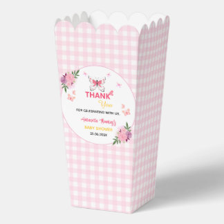 Süße rosa kleine Schmetterling-Baby-Party Dankesch Geschenkschachtel
