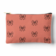 Süße rosa Koketten-Schleifen-Muster-Bleistift-Etui