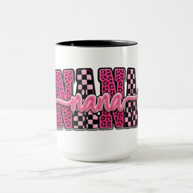 Süße rosa Nana Tasse (Zentrum)