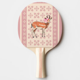 Süße rosa Reh-muster Weihnachten  Tischtennis Schläger