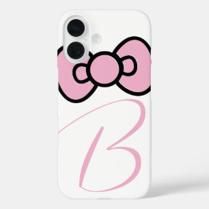 Süße rosa Schleife Launisch iPhone 16 Hülle