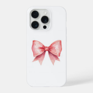 „Süße rosa Schleifen-Handyhülle 🎀 Sanfter Coque iPhone 15 Pro Hülle