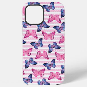 Süße rosa Schmetterlinge iPhone 12 Pro Max Hülle
