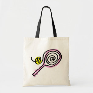 Süße rosa Tennisschläger-Tasche Tragetasche