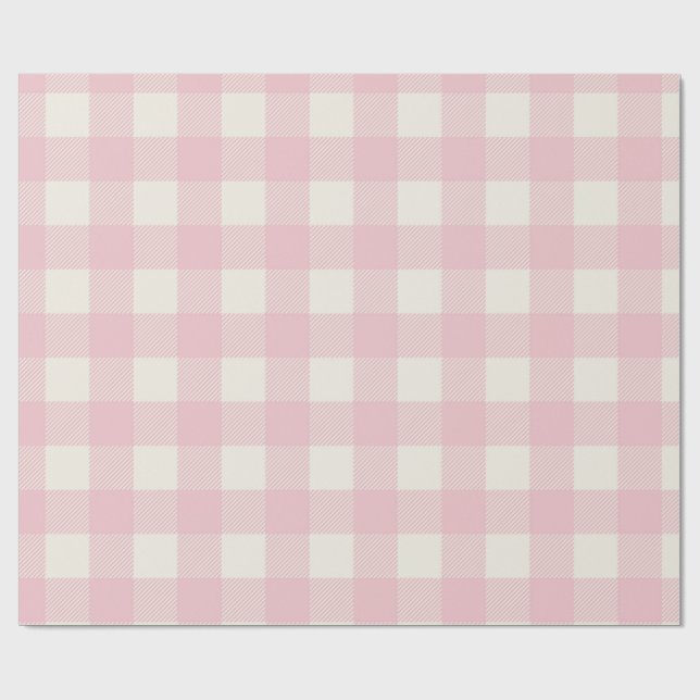 Süße rosa texturierte Muster-Geschenkpapier Geschenkpapier (Flach)