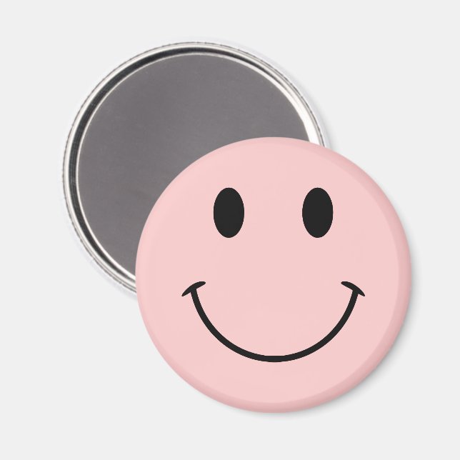 Süße rosa und schwarze Gesichtsbemalung Magnet (Vorderseite/Rückseite)