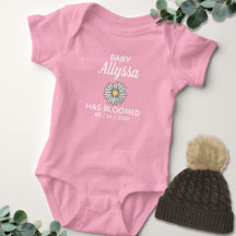Süße rosa und weiße Baby Name Geburtsdatum