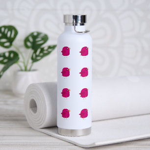 Süße rosa Vogelillustration Trinkflasche