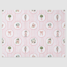 Süße rosa Weihnachts-Feiertags-Tissue