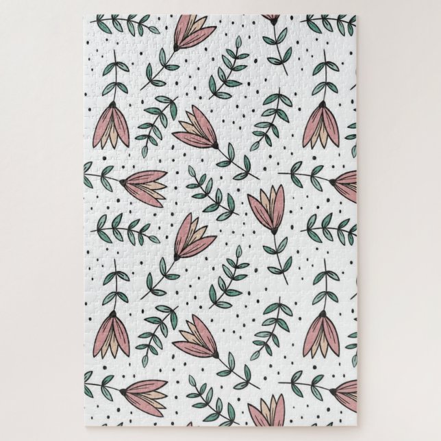 Süße Rosen-Blumen-Puzzles  Puzzle (Vertikal)