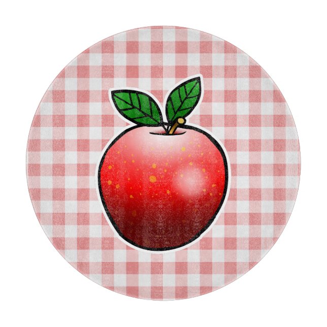 Süße rote Apfel Schneidebrett (Vorderseite)