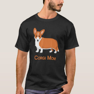 Süße rote Cardigan Welsh Corgi Mutter Hund T-Shirt