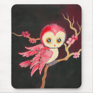 Süße rote Eule Mousepad