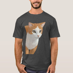 Süße rote Katzenkunst T-Shirt