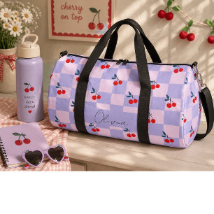 Süße rote Kirschen  Duffle Bag