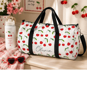 Süße rote Kirschen Duffle Bag