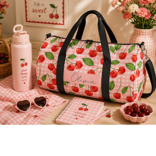 Süße rote Kirschen Duffle Bag