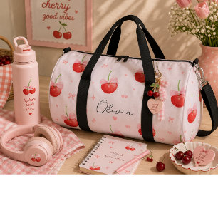 Süße rote Kirschen Duffle Bag