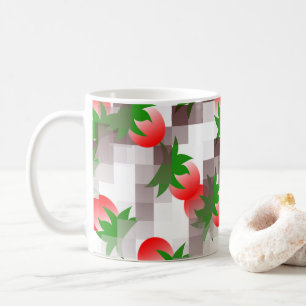 Süße rote Kirschen Kaffeetasse