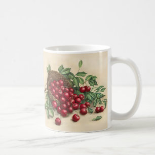 Süße rote Kirschen Kaffeetasse
