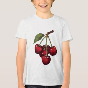 Süße rote Kirschen Mom kaufte Glänzende Süße Kirsc Tri-Blend Shirt