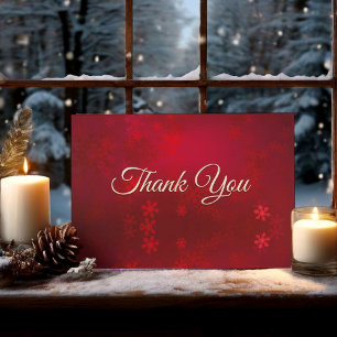 Süße rote Monogramm-Marmor-Kunst Dankeskarte