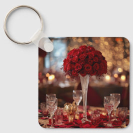 Süße rote Rose Valentinstag Spezial Romantisch Schlüsselanhänger