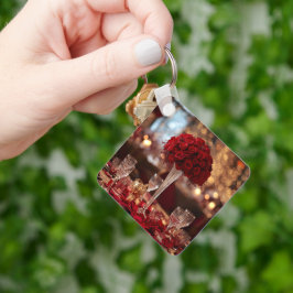 Süße rote Rose Valentinstag Spezial Romantisch Schlüsselanhänger