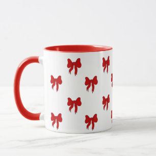 Süße rote Schleifen-Muster-Tasse Geschenk für Si Tasse