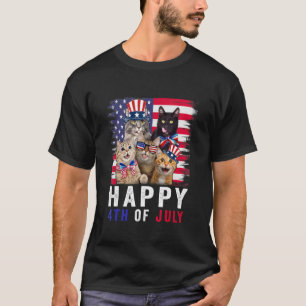 Süße rote weiße blaue persische patriotische glück T-Shirt