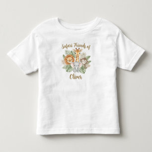 Süße Safari-Baby-Tiere Kleinkind T-shirt