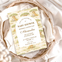 Süße Safari-Tiere Baby Shower