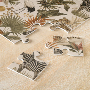 Süße Safari-Tiere Kinderpuzzle Puzzle
