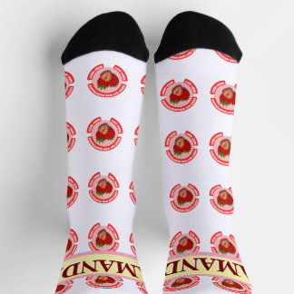 Süße saftige Erdbeeren Sommerfrüchte Socken