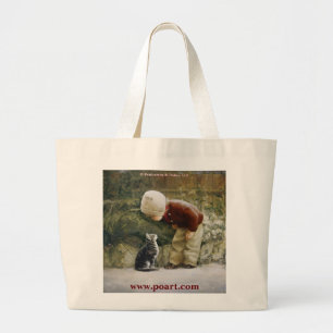 Süße Sarah Jumbo Stoffbeutel