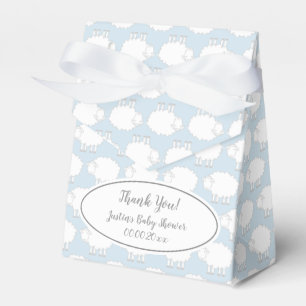Süße Schaf-Muster-Geschenkboxen für die Babyparty Geschenkschachtel