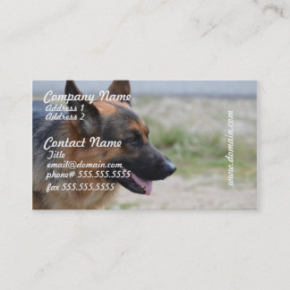 Süße Schäferhund-HundeVisitenkarten Visitenkarte